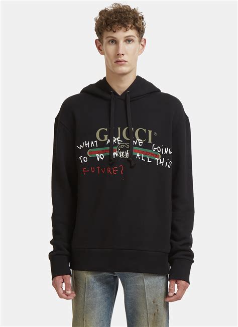 black gucci future hoodie|gucci distressed hoodie.